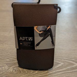 Apt. 9 Microfiber Tights - Brown Size Medium